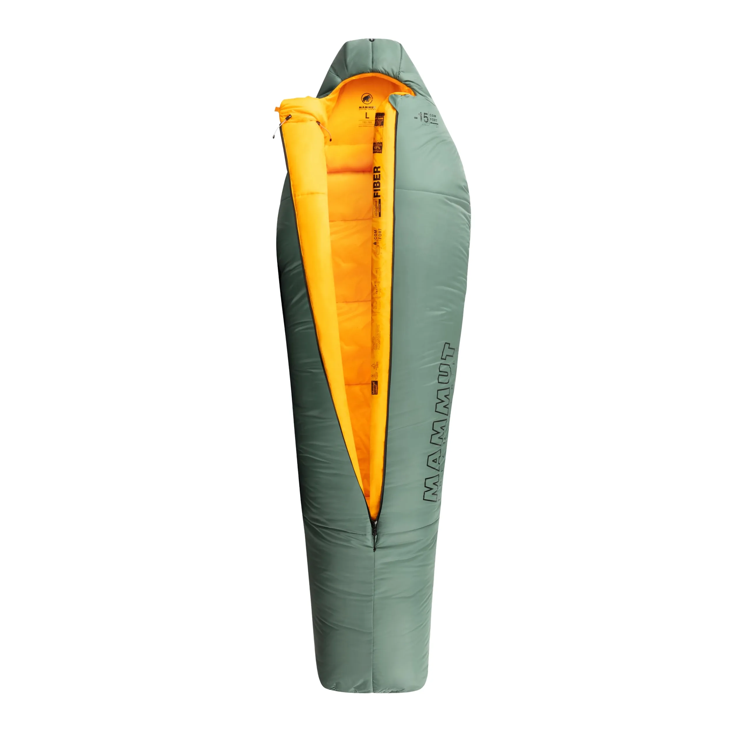 Mammut Comfort Fiber Bag -15 °C, tiefes Zypressenmuster L