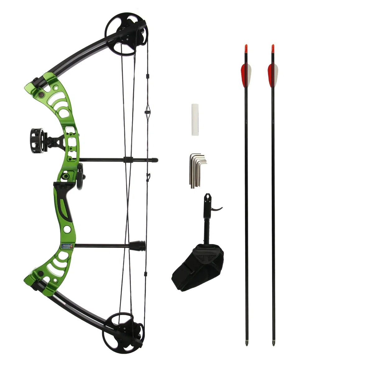 Drake Gecko RTS, 30–55 lbs, Compoundbogen, Farbe: Grün | perfekt für Jugendliche und Erwachsene, ein echter Hingucker im Bogensport