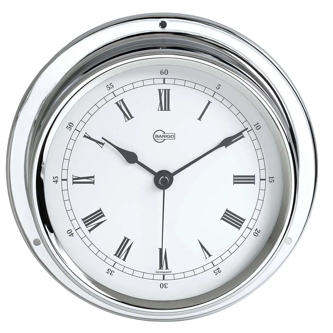 Barigo Regatta 684cr Schiffsuhr Chrom römisch 120mm