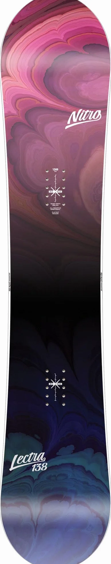Nitro Snowboards Damen LECTRA BRD ´23, Allmountainboard, Directional, Flat-Out Rocker
