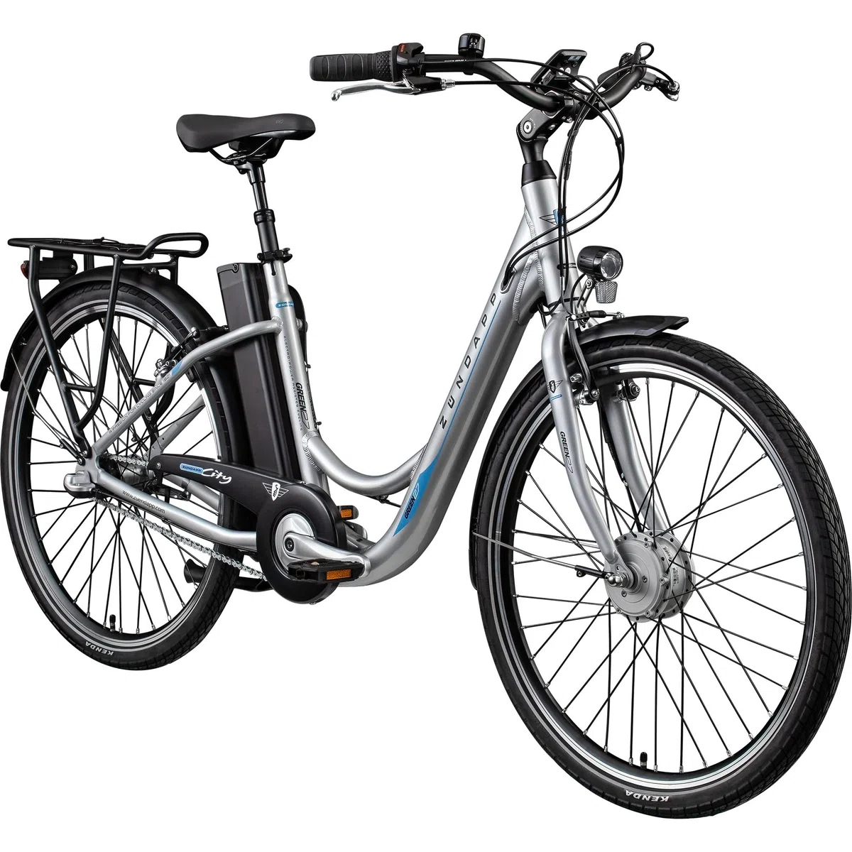 ZÜNDAPP E Bike 26 Zoll Fahrrad Damen Ebike 26 Zoll Green 2.7 Elektrofahrrad Pedelec Cityrad Hollandrad