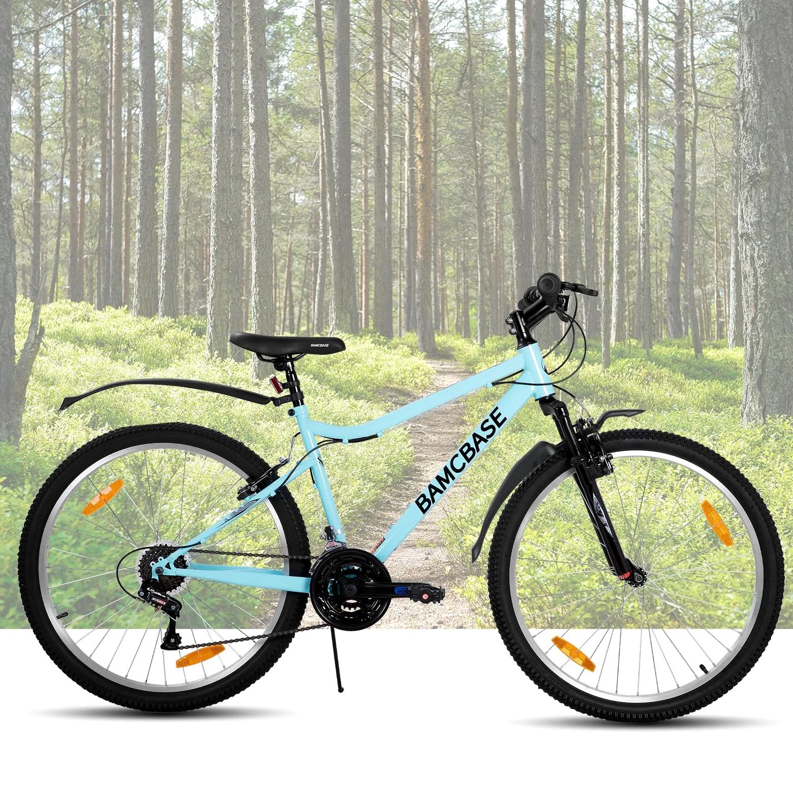 Hiland 26 Zoll Mountainbike für Frauen, 18-Gang Schaltung, Damen Mountainbike mit V-Bremsen, Robustes MTB für Frauen, Mehrere Farben