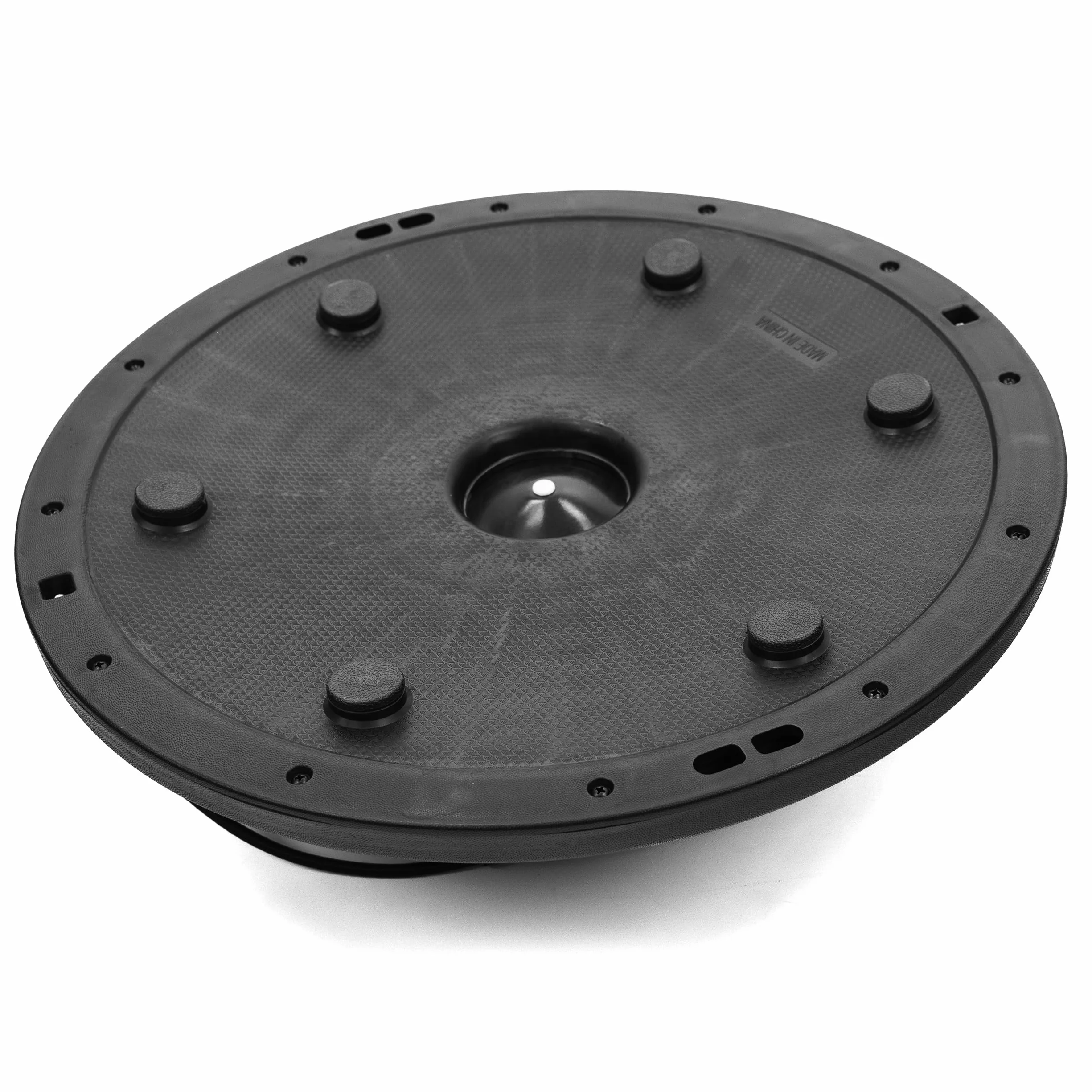 FIZYO Balance Trainer Halbkugel Ø 58 cm, Rutschfester Balance Ball mit Bändern & Pumpe für Gleichgewicht, Core-Training, Yoga, Pilates, Fitness, Gymnastik, Physiotherapie & Rehabilitation Schwarz