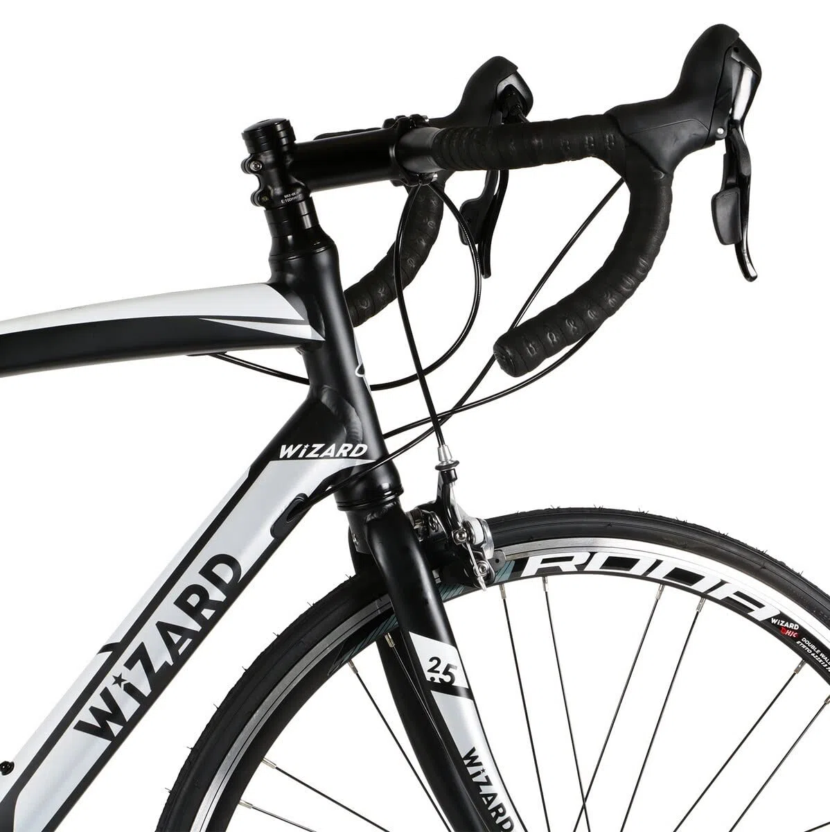 28 Zoll Rennrad Wizard Spark 2.5 Claris 16 Gang Race Bike Fahrrad Rh 56cm schwarz