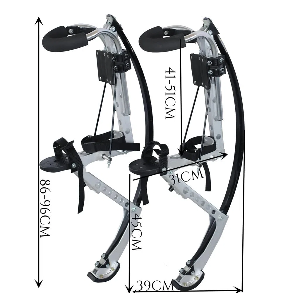 Latourreg Outdoor springende Federstelzen für 70–90 kg Erwachsene, hüpfende Schuhe für Extrem Sportarten