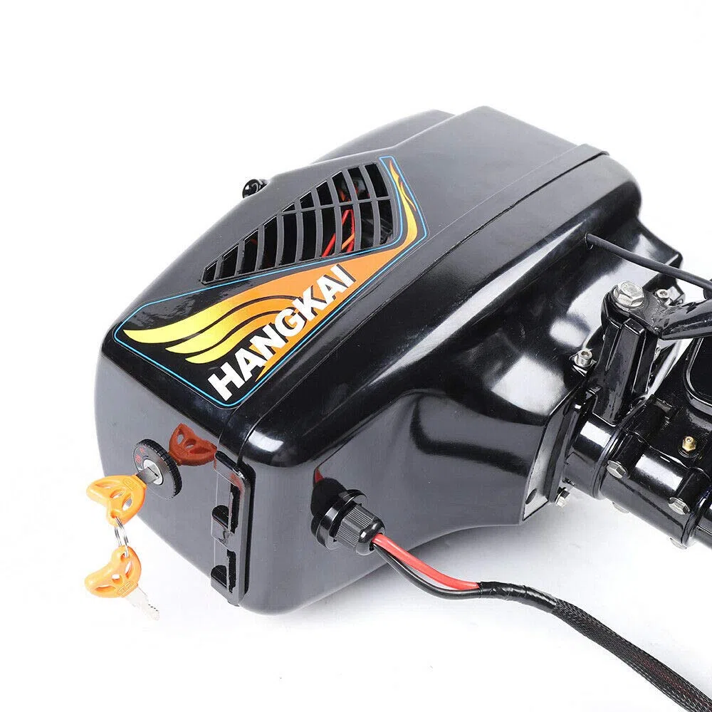 Elektro Aussenborder 48V 5PS - Elektromotor führerscheinfreier Bootsmotor 1200W Elektrisch Boot Außenbordmotor 8-10km/h Elektro Bootsmotor 3000upm