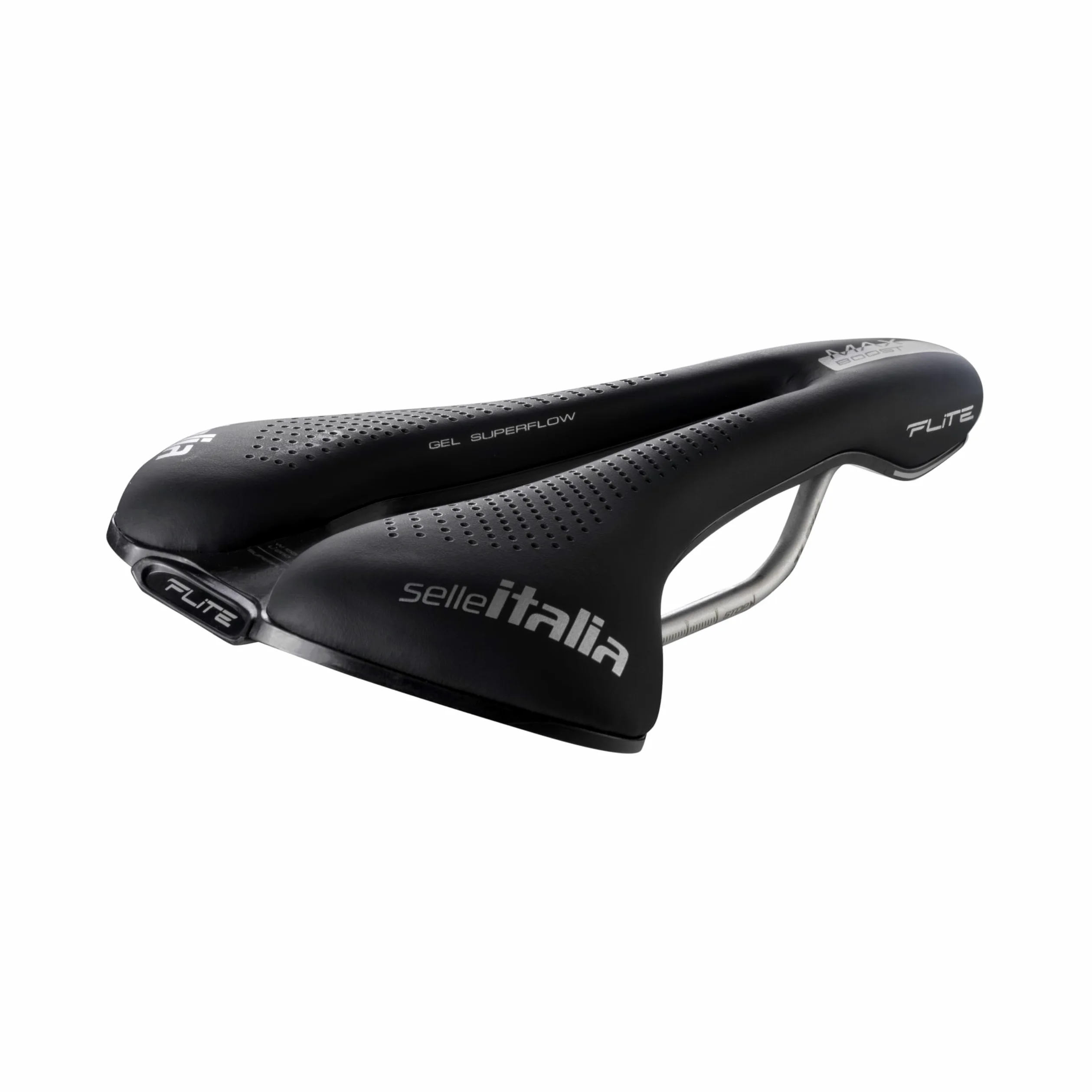 MAX FLITE Boost Gel Superflow Sattel schwarz - L3