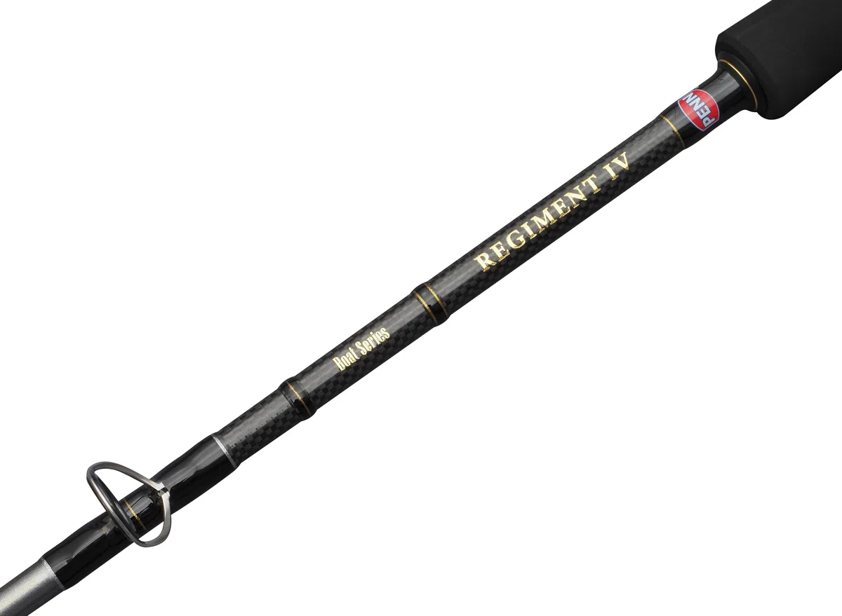 Penn Regiment IV Boat Rod, Saltwater Angler Fishing Rod for Sea Fish, Cod, Sea EEL, Bass, Pollock, Mackerel, Shark, Strong Leightweight & Versatile, Silver, 2.10m Fast Ambidextrous Rod
