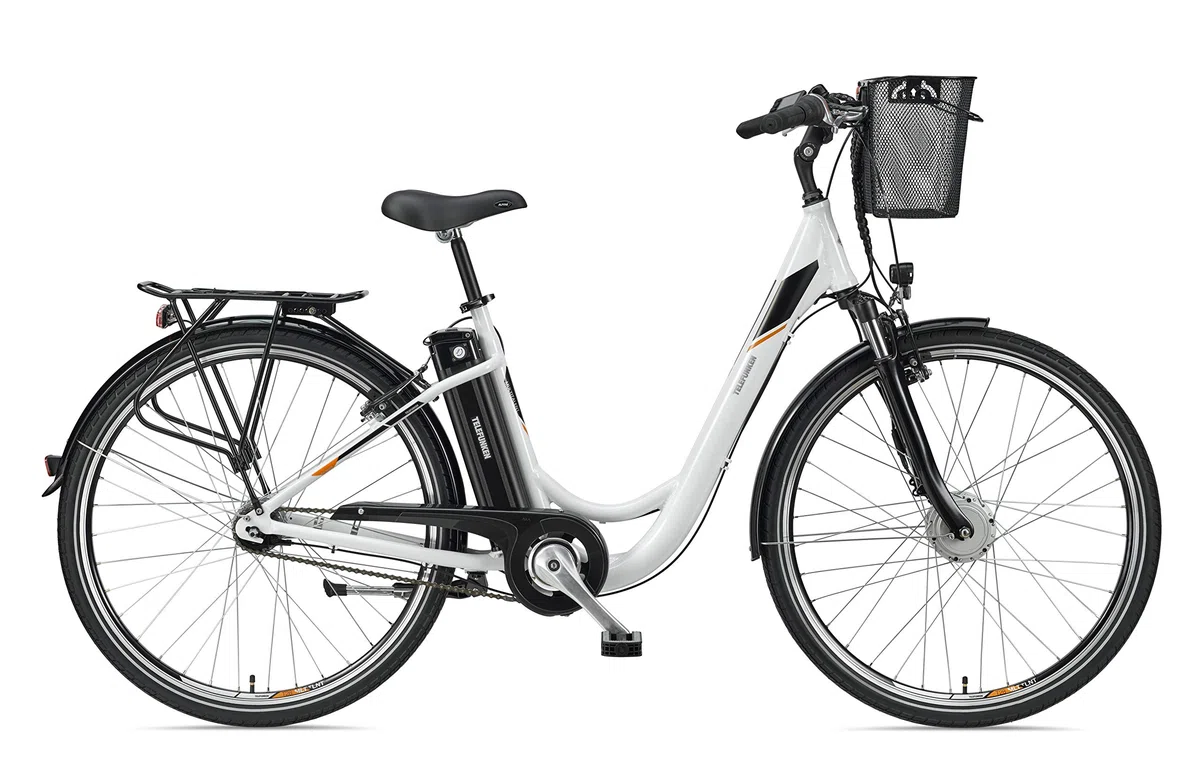 TELEFUNKEN E-Bike für Damen & Herren 28 Zoll | Elektrofahrrad E-Citybike | Frontmotor 250 W | City Pedelec | 36 V / 374,4 Wh Li-Ion Akku | 7-Gang Nabenschaltung + Rücktritt | Straßenzulassung | RC840