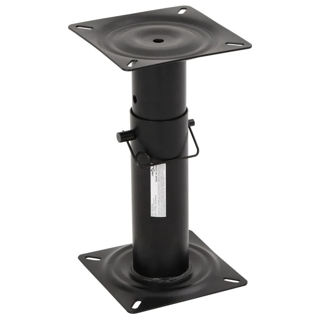 Klappbarer Bootssitz mit hoher Rückenlehne, 2-teiliges Set aus PVC und PU, verstellbare Konsole aus Stahl für Segelboot, Segelyacht, Jolle, Cockpit, Deck und Marina